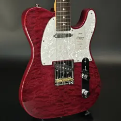 FENDER MADE IN JAPAN 2024 COLLECTION HYBRID II TELECASTER QMT ROSEWOOD RED BERYL