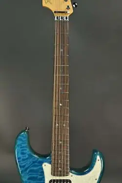 FENDER MADE IN JAPAN MICHIYA HARUHATA STRATOCASTER CARIBBEAN BLUE TRANS