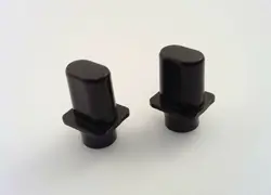 TRUE CUSTOM SHOP® BLACK TOP HAT SWITCH TIPS FOR FENDER TELE IMPORT 9/64