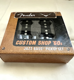 FENDER CUSTOM SHOP '60S JAZZ/J-BASS GUITAR PICKUP SET - BLACK - 099-2101-000