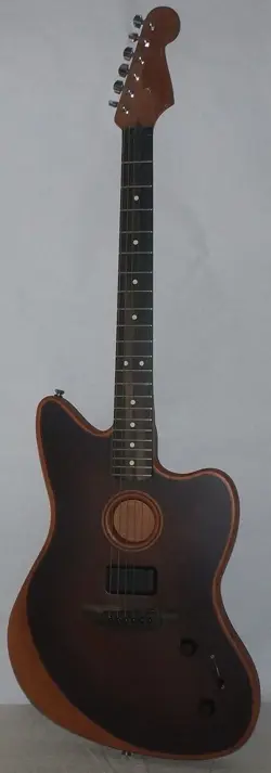 FENDER AMERICAN ACOUSTASONIC JAZZMASTER ALL-MAHOGANY ACOUSTIC-ELECTRIC GUITAR