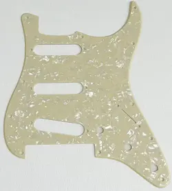 FITS FENDER PLAYER STRATOCASTER FLOYD ROSE SSS GUITAR PICKGUARD CREAM PEARL