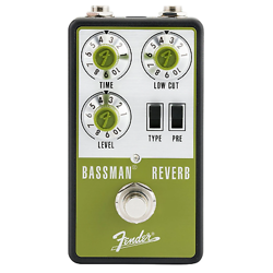 FENDER BASSMAN REVERB BASS GUITAR EFFECT PEDAL