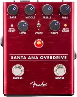 FENDER EFFECTS PEDAL SANTA ANA OVERDRIVE PEDAL (BATTERIES NOT INCLUDED)