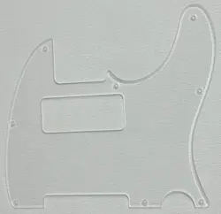 FITS FENDER ESQUIRE 8 HOLE TELECASTER P90 GUITAR PICKGUARD,CLEAR TRANSPARENT
