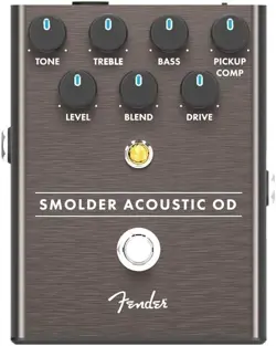 FENDER EFFECTS PEDAL SMOLDER ACOUSTIC OVERDRIVE BROWN NEW