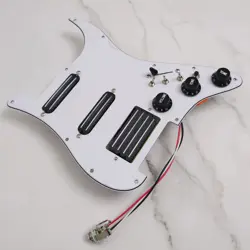 PREWIRED LOADED PICKGUARD SSH HUMBUCKER PICKUPS FOR FENDER STRAT GUITAR