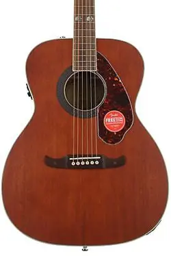 FENDER TIM ARMSTRONG HELLCAT ACOUSTIC-ELECTRIC GUITAR - NATURAL WITH WALNUT