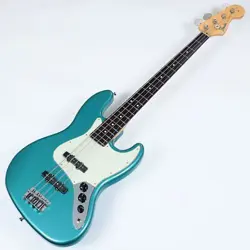 FENDER FSR COLLECTION HYBRID II JAZZ BASS TEAL GREEN METALLIC ROSEWOOD JAPAN