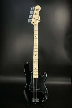 FENDER MADE IN JAPAN FSR COLLECTION TRADITIONAL '70S PRECISION BASS MAPLE BLACK