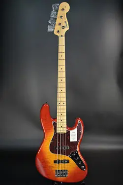 FENDER MIJ 2024 COLLECTION HYBRID II JAZZ BASS MAPLE FLAME SUNSET ORANGE JAPAN