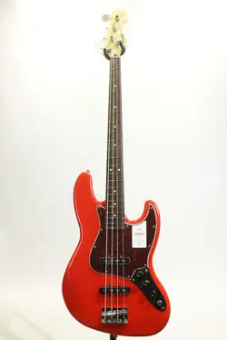 FENDER MADE IN JAPAN HYBRID II JAZZ BASS MODENA RED / ROSEWOOD FROM JAPAN