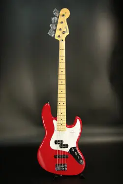 FENDER MADE IN JAPAN 2024 COLLECTION HYBRID II JAZZ BASS PJ MAPLE MODENA RED