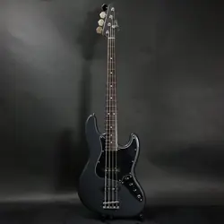 FENDER FSR COLLECTION HYBRID II JAZZ BASS WITH MATCHING HEAD CHARCOAL FROST
