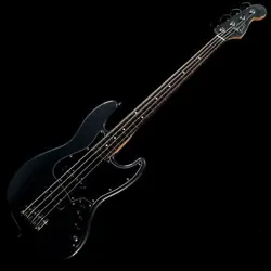 FENDER FSR COLLECTION HYBRID II JAZZ BASS CHARCOAL FROST METALLIC WITH MATCHING