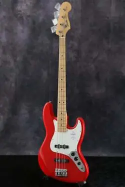 FENDER MADE IN JAPAN HYBRID II JAZZ BASS MAPLE FINGERBOARD MODENA RED FROM JAPAN