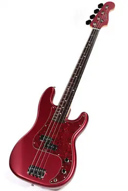 FENDER FSR COLLECTION HYBRID II PRECISION BASS SATIN CANDY APPLE RED FROM JAPAN