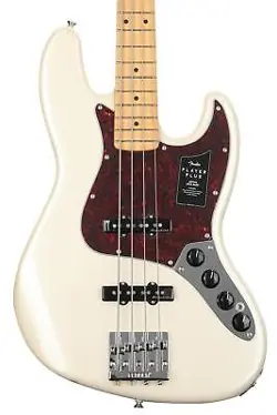 FENDER PLAYER PLUS ACTIVE JAZZ BASS - OLYMPIC PEARL WITH MAPLE FINGERBOARD