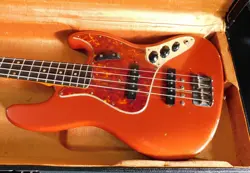 1962 FENDER VINTAGE PRE CBS  SLAB BOARD JAZZ BASS REFINISHED !