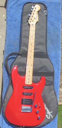 FENDER SQUIER II STRATOCASTER VINTAGE 1989 ELECTRIC GUITAR MIK KOREA WITH CASE