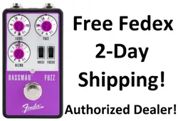 NEW FENDER BASSMAN FUZZ BASS GUITAR EFFECTS PEDAL