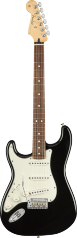 FENDER PLAYER STRATOCASTER LEFT-HANDED PAU FERRO FINGERBOARD BLACK