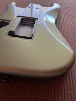 VINTAGE AUTHENTIC FENDER MIJ 1980S CONTEMPORARY STRATOCASTER GREEN BODY W/PARTS