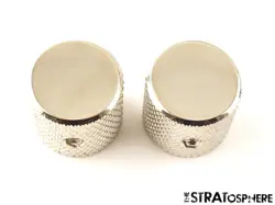 2 FENDER SQUIER BARITONE CUSTOM TELECASTER TELE GUITAR CONTROL KNOBS BARREL.