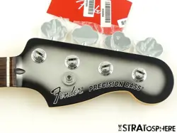 FENDER TROY SANDERS PRECISION BASS NECK & TUNERS ROSEWOOD PEARL SILVERBURST