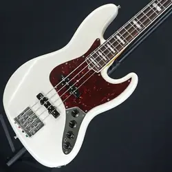 FENDER USED AMERICAN ULTRA JAZZ BASS ARCTIC PEARL '19