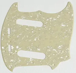 FOR FENDER US MUSTANG CLASSIC SERIES STYLE GUITAR PICKGUARD,1 PLY CREAM PEARL