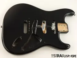 USA FENDER STRATOCASTER, ERIC JOHNSON STRAT BODY AMERICAN NITRO BLACK