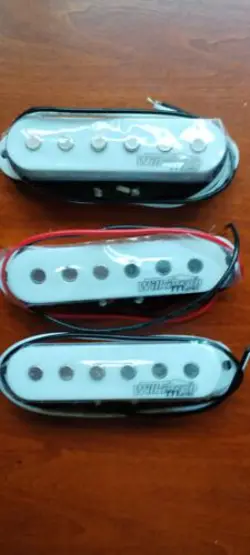 * NEW WILKINSON FOR FENDER STRATOCASTER PICKUP SET STRAT PICKUPS WOVS WHITE