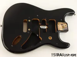 FENDER PLAYER II STRATOCASTER STRAT BODY GUITAR PARTS ALDER BLACK