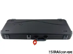 FENDER AMERICAN ULTRA JAZZMASTER, ABS HARDSHELL CASE USA, BLACK ELITE