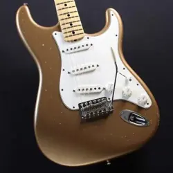 USED FENDER CS 1969 STRATOCASTER JOURNEYMAN RELIC FIREMIST GOLD METALLIC #R83993