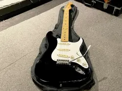 FENDER JAPAN ST57-55 STRATOCASTER BLACK MADE IN JAPAN 1989-1990 ELECTRIC GUITAR