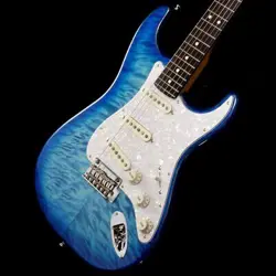 FENDER ISHIBASHI FSR MIJ HYBRID II STRATOCASTER ROSEWOOD TRANSPARENT BLUE BURST
