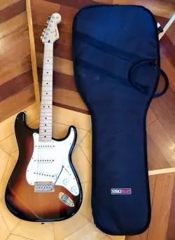 NEW 2021 NOS FENDER 75TH ANNIVERSARY STRATOCASTER ELECTRIC GUITAR FREE CASE