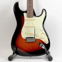 2019 FENDER DELUXE ROADHOUSE STRATOCASTER SUNBURST W/ V6 ROTARY TONE CONTOUR