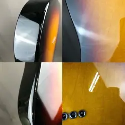 BROWN SUNBURST GUITAR