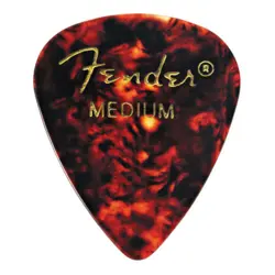 FENDER 351 SHAPE MEDIUM CLASSIC PICK, 12-PACK