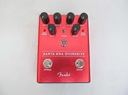 FENDER SANTA ANA OVERDRIVE DISTORTION EFFECT PEDAL - TUBE SATURATION - USED