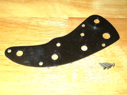 G&L 1981 USA CHROME CONTROL PLATE NECK PLATE