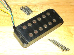 G&L 1981 USA BLACK MFD HUMBUCKER BRIDGE PICKUP