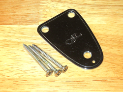 G&L 1981 USA CHROME LOGO THREE BOLT NECK PLATE