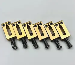 SOLID BRASS BRIDGE SADDLES FOR FENDER STRATOCASTER TELECASTER 2 1/8