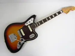USED FENDER MADE IN JAPAN 2023 TRADITIONAL LATE 60S JAGUAR SUNBURST 3.6KG W/GB