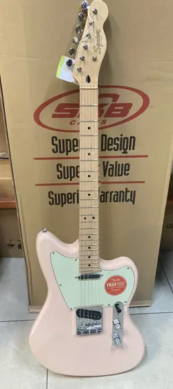 FENDER SQUIER CONTEMPORARY STRATOCASTER ELECTRIC GUITAR SHELL PINK PEARL