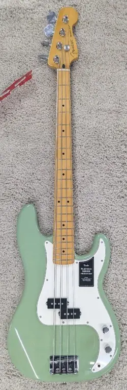FENDER PLAYER II PRECISION BASS GUITAR, MAPLE FINGERBOARD, BIRCH GREEN - MIM
